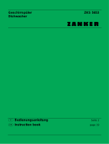 ZANKER ZKS5653S User manual