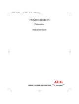 Aeg-Electrolux FAVORIT 84980 VI User manual