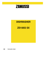 Zanussi ZDI6053SX User manual