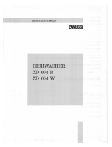 Zanussi ZD604W User manual