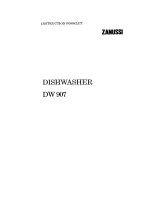 Zanussi DW907 User manual