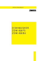 Zanussi ZDW416 User manual