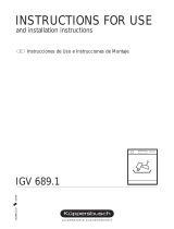 K&#252;ppersbusch IGV689.1 User manual