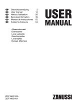 Zanussi ZDF18001WA User manual
