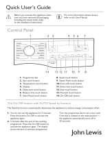 John Lewis JLWM1607 Quick start guide