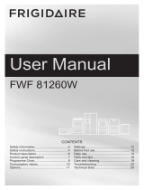 Frigidaire FWF81260W User manual