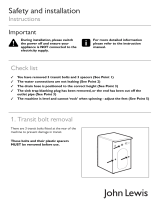 John Lewis JLWM1417 Installation guide