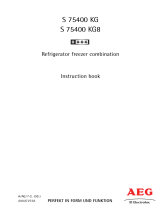 AEG S 75400 KG User manual