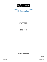 Zanussi-Electrolux ZRD 1845 User manual
