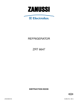 Zanussi - Electrolux ZRT 6647 User manual