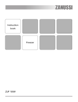 Zanussi ZUF105W User manual