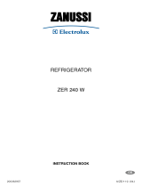 Zanussi-Electrolux ZER 240 W User manual