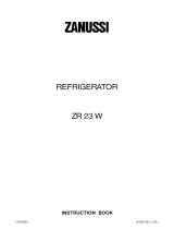 Zanussi ZR 23 W User manual