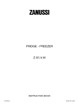 Zanussi Z 97/4 W User manual