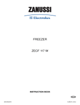 Zanussi-Electrolux ZECF 117 W User manual