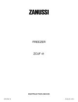 Zanussi ZCUF 41 User manual