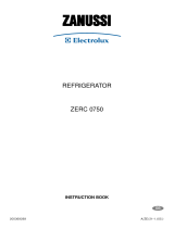 Zanussi-Electrolux ZERC0750 User manual