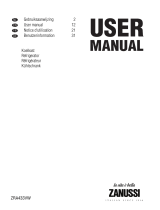 Zanussi ZRA433VW User manual