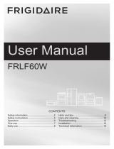 Frigidaire FRLF60W User manual