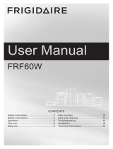 Frigidaire FRF60W User manual
