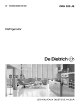 De Dietrich DRH920JE User manual