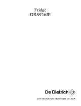 De Dietrich DRS926JE User manual