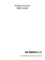De Dietrich DRC926JE User manual