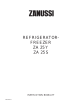 Zanussi ZA25S User manual