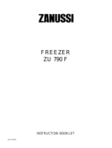 Zanussi ZUD790F User manual