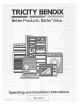 Tricity Bendix BF413W User manual