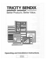Tricity Bendix FD851 User manual