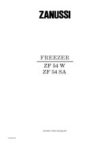 Zanussi ZF54 User manual