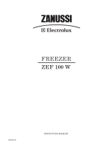Zanker-Electrolux ZEF 100 W User manual