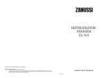Zanussi ZA 34 S User manual