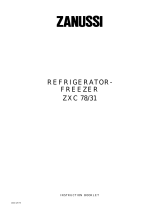 Zanussi ZXC78/31 User manual