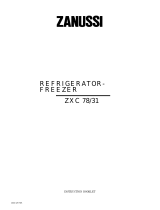 Zanussi ZXC78/31 User manual