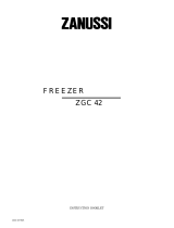 Zanussi ZGC42 User manual