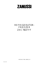 Zanussi ZXC78/27FF User manual