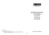 Zanussi Z57/3SR User manual
