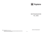 Frigidaire RL2352 User manual