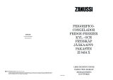 Zanussi ZI8454X User manual