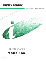 Tricity Bendix TBUF100 User manual