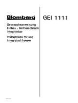 Blomberg GEI1111 User manual