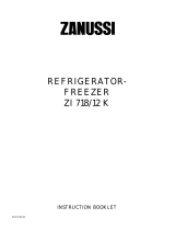 Zanussi ZI 718/12 K User manual