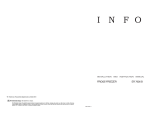 Zanussi ER7626B User manual