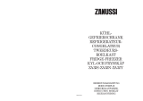 Zanussi ZA23S  User manual