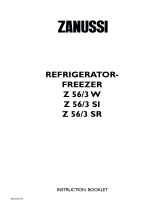 Zanussi-Electrolux Z56/3SR User manual