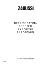 Zanussi ZKR59/39RN User manual