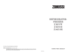 Zanussi Z56/3SR User manual
