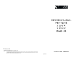 Zanussi Z56/3SR User manual
